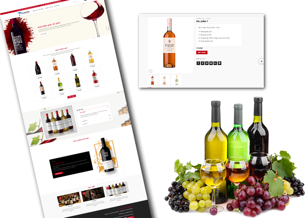 giao dien web ruou wine template isures